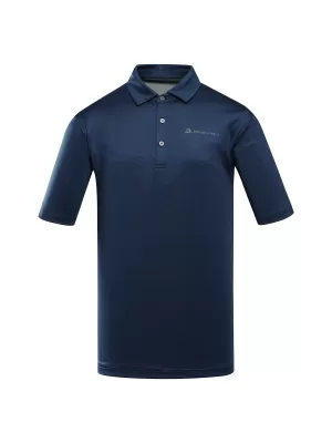 Moška T -majica z ovratnikom ALPINE PRO COOWEL 2 MODRO