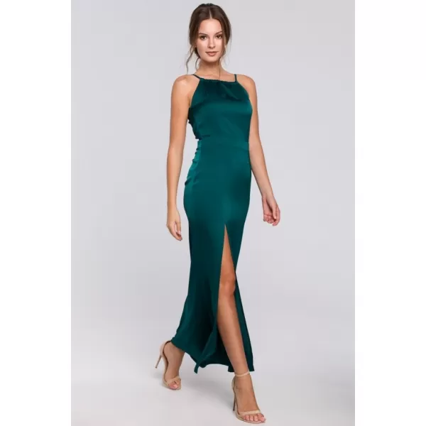  Obleka MAKOVER K042 ZELENA 