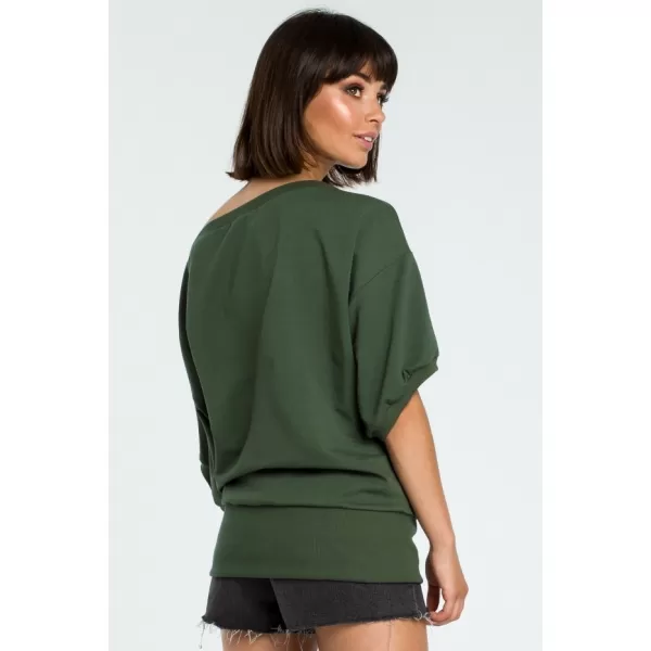  Ženska bluza BEWEAR B079 VOJAŠKO ZELENA 