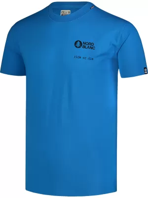Moška majica s kratkimi rokavi NORDBLANC DOMESTIQUE NBSMT8148 MODRA