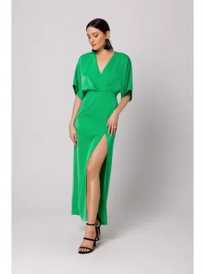 Obleka MAKOVER K163 ZELENA