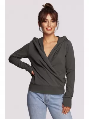 Ženski pulover BEWEAR B246 VOJAŠKO ZELENA