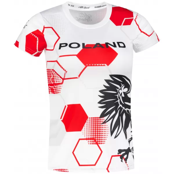  Ženska premium funkcionalna majica ALTISPORT VOJ/ALW036PL/TR01 HEKSA-WHT 