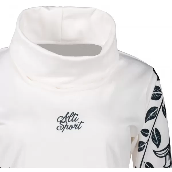  Ženski premium podaljšan pulover ALTISPORT VOJ/ALW0106MI06 BELA 