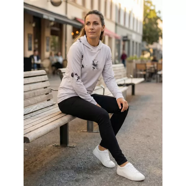 Ženski vrhunski funkcionalni pulover ALTISPORT VOJ/ALW077MI01 SIVKASTO ČRNA 