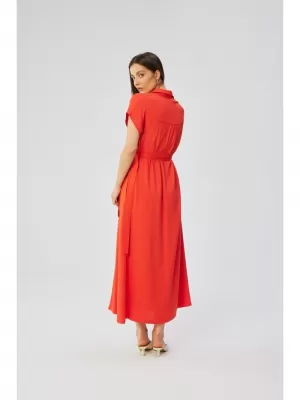 Obleka STYLOVE S364 KORAL