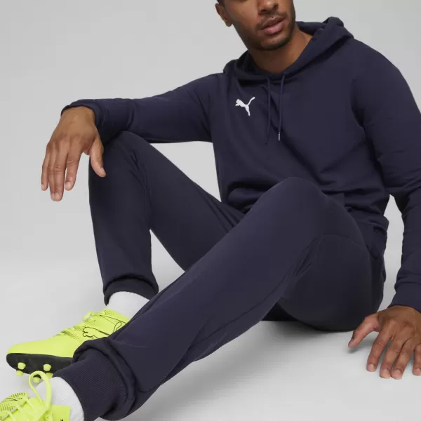  Hlače PUMA TEAMGOAL CASUALS PANTS 658598_06 PUMA NAVY/PUMA WHITE 