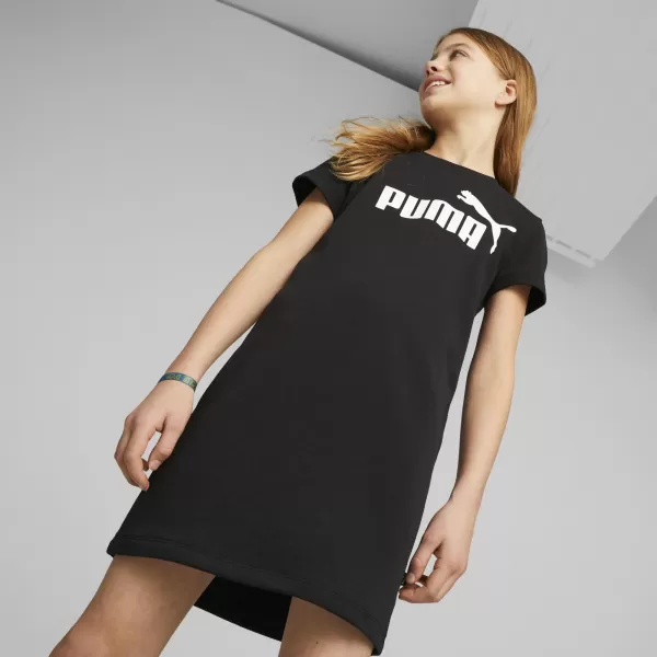  Obleka PUMA ESS+ LOGO DRESS 673493_01 PUMA ČRNA 