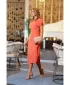 Obleka STYLOVE S398 ORANŽNA