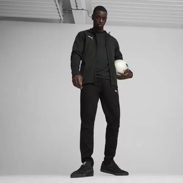  Jakna PUMA TEAMFINAL CASUALS HOODED JKT 658528_03 PUMA ČRNA/PUMA SREBRO 
