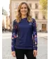 Ženski vrhunski funkcionalni pulover ALTISPORT VOJ/ALW063MI01 TEMNO VIJOLIČNA