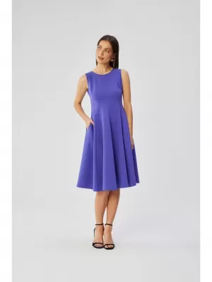 Obleka STYLOVE S358 VIJOLIČNA