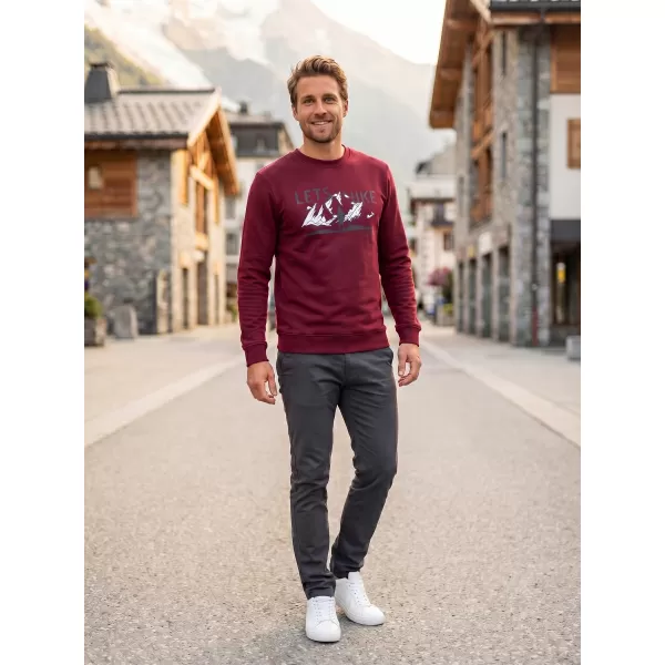  Moški pulover ALTISPORT ALM190406 GRANAT 