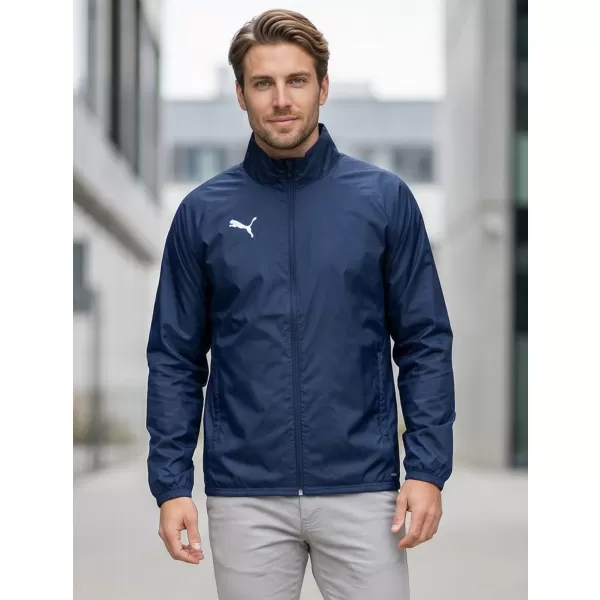  Jakna PUMA TEAMGOAL ALL WEATHER JACKET 659038_06 PUMA NAVY/PUMA WHITE 