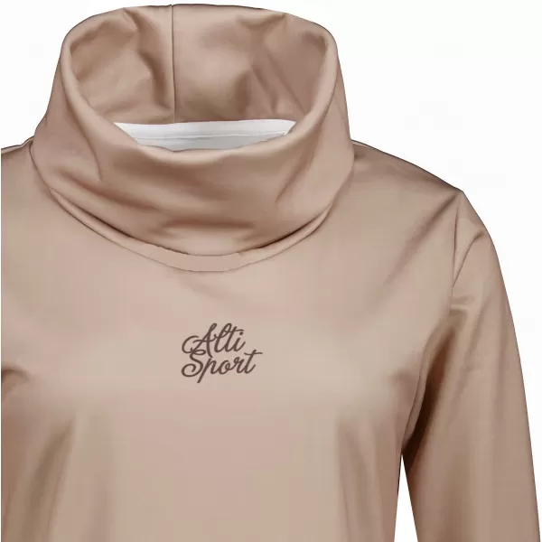  Ženski premium podaljšan pulover ALTISPORT VOJ/ALW0107MI06 RJAVA 