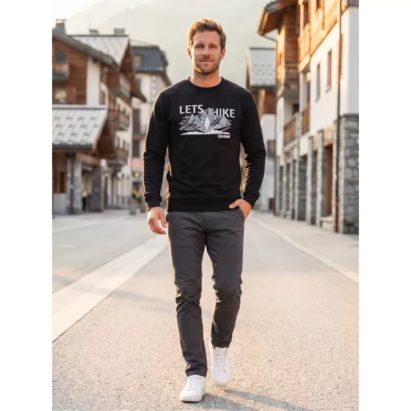  Moški pulover ALTISPORT ALM190406 ČRNA 