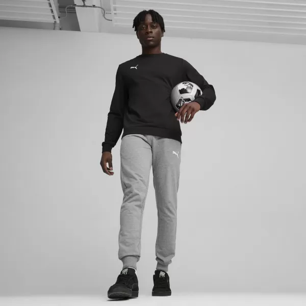  Moška jopica PUMA TEAMGOAL CASUALS CREW NECK S 658592_03 PUMA ČRNA/PUMA BELA 