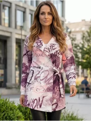 Ženska vrhunska torba za pulover ALTISPORT VOJ/ALW105MI05 BELO VINO