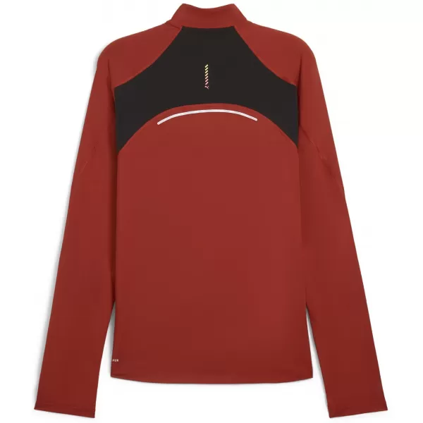  Srajca PUMA RUN CLOUDSPUN 1/4 ZIP 525781_63 MARS RDEČA 