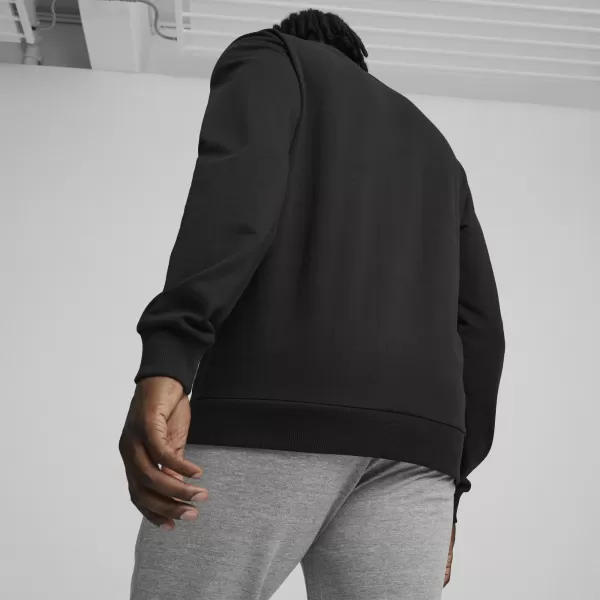  Moška jopica PUMA TEAMGOAL CASUALS CREW NECK S 658592_03 PUMA ČRNA/PUMA BELA 