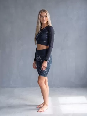 Ženske pajkice nad koleni premium ALTISPORT VOJ/ALW110LEG02 ČRNA
