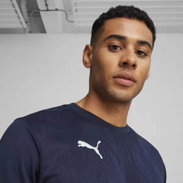  Moška funkcionalna majica PUMA TEAMFINAL TRAINING JERSEY 658557_06 PUMA NAVY/PUMA SILVER 