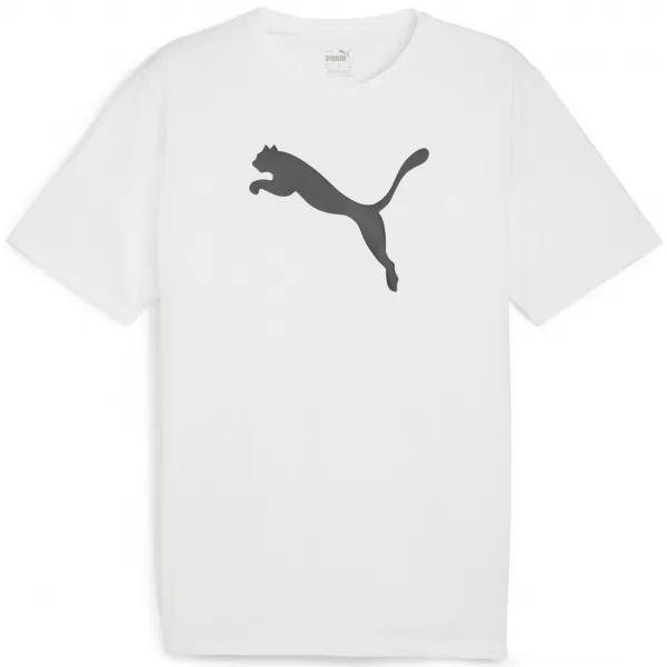  Srajca PUMA TEAMRISE LOGO JERSEY COTTON 658705_04 PUMA BELA/PUMA ČRNA 