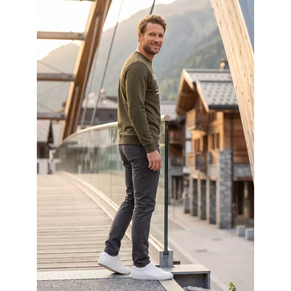  Moški pulover ALTISPORT ALM190406 VOJAŠKI 