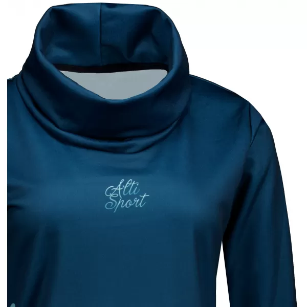  Ženski premium podaljšan pulover ALTISPORT VOJ/ALW0107MI06 MODRA 