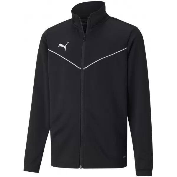  Jakna PUMA TEAMRISE TRG POLY JACKET JR 657393_03 PUMA ČRNA/PUMA BELA 