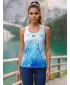 Ženski vrhunski funkcionalni brezrokavnik ALTISPORT VOJ/ALW083TIL01 BELO MODRA