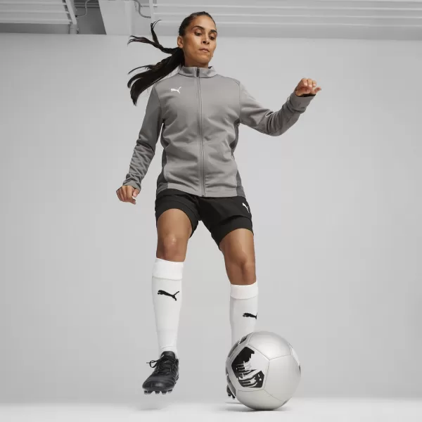  Ženska jakna PUMA TEAMGOAL TRAINING JACKET WMN 658635_13 LITO ŽELEZO/BELO/SENCO SIVA 