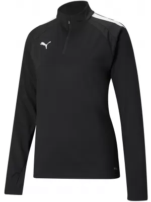 Ženska jakna PUMA TEAMLIGA 1/4 ZIP TOP W 657253_03 PUMA ČRNA/PUMA BELA