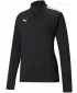 Ženska jakna PUMA TEAMLIGA 1/4 ZIP TOP W 657253_03 PUMA ČRNA/PUMA BELA