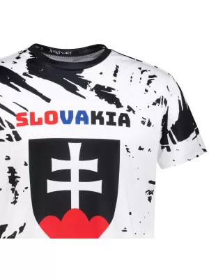 Moška premium funkcionalna majica s kratkimi rokavi ALTISPORT VOJ/ALM036SL/TR01 ABSTRAKCIJA