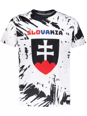 Moška premium funkcionalna majica s kratkimi rokavi ALTISPORT VOJ/ALM036SL/TR01 ABSTRAKCIJA