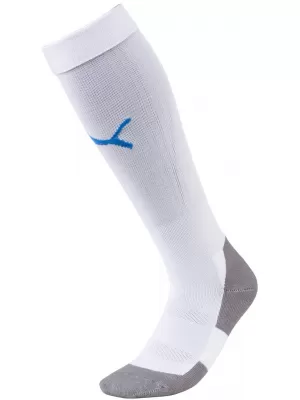 Nogometne nogavice PUMA TEAM LIGA SOCKS CORE 703441_12 PUMA BELA/ELEKTRIČNO MODRA L