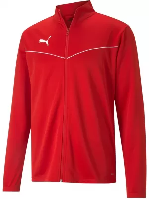 Jakna PUMA TEAMRISE TRG POLY JACKET 657392_01 PUMA RED/PUMA WHITE