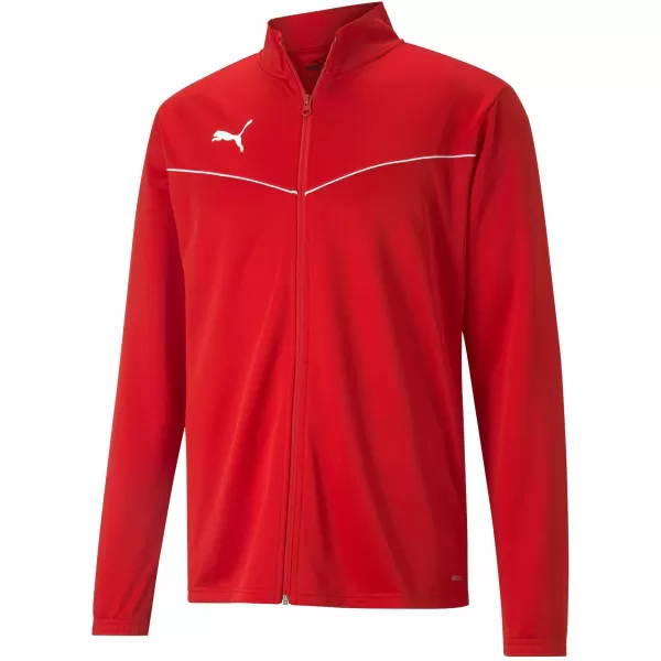  Jakna PUMA TEAMRISE TRG POLY JACKET 657392_01 PUMA RED/PUMA WHITE 