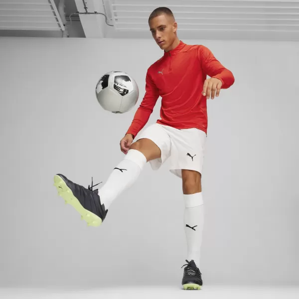  Srajca PUMA TEAMFINAL TRAINING 1/4 ZIP T 658551_01 PUMA RED/PUMA SILVER 