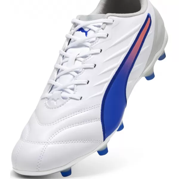  Škornji PUMA KING PRO FG/AG 107862_02 PUMA WHITE/BLUEMAZING 