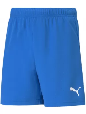 Kratke hlače PUMA TEAMRISE SHORT JR 704943_02 ELEKTRIČNA MODRA LIMONADA/BELA