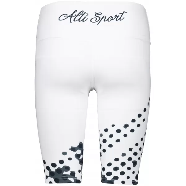  Ženske pajkice nad koleni premium ALTISPORT VOJ/ALW109LEG02 ČRNO-BELO 