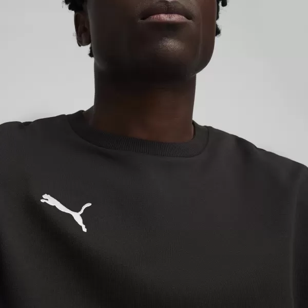  Moška jopica PUMA TEAMGOAL CASUALS CREW NECK S 658592_03 PUMA ČRNA/PUMA BELA 