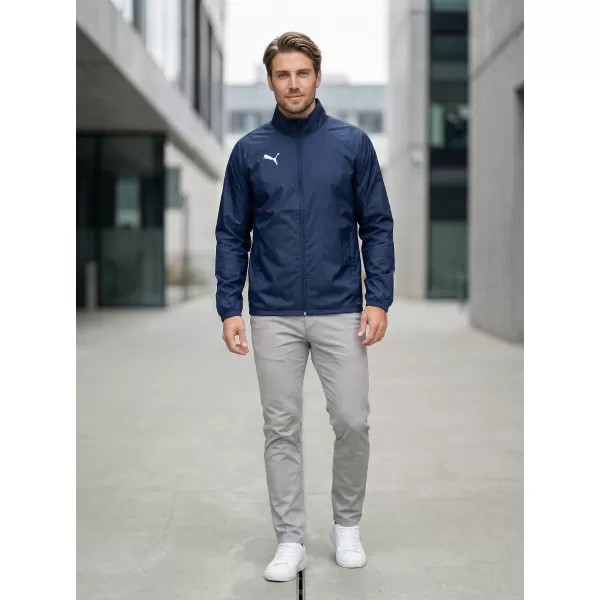  Jakna PUMA TEAMGOAL ALL WEATHER JACKET 659038_06 PUMA NAVY/PUMA WHITE 