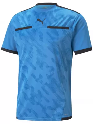 Nogometni dres PUMA TEAMLIGA REFEREE JERSEY 705452_18 BLEU AZUR/ BLEU AZUR/PUMA BLACK