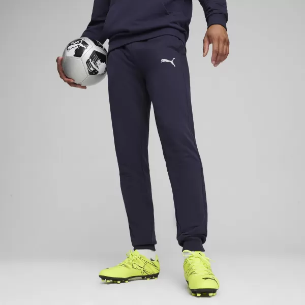  Hlače PUMA TEAMGOAL CASUALS PANTS 658598_06 PUMA NAVY/PUMA WHITE 