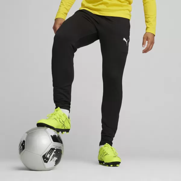  Hlače PUMA TEAMGOAL SLIM TRAINING PANTS 659037_03 PUMA ČRNA/PUMA BELA 