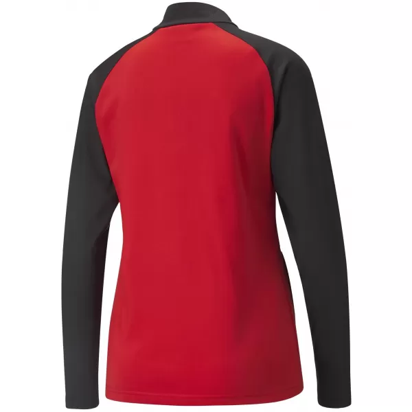  Ženska jakna PUMA TEAMLIGA TRAINING JACKET W 657252_01 PUMA RDEČA/PUMA ČRNA 