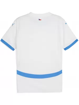 Nogometni dres PUMA FACR AWAY JERSEY REPLICA 774128_02 PUMA BELA/VŽIGALNA MODRA